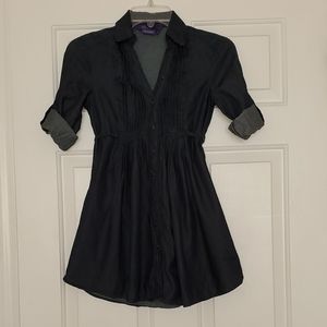Dark denim shirt